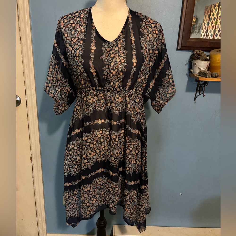 Maurice’s, Sheer, floral, Beach Coverup